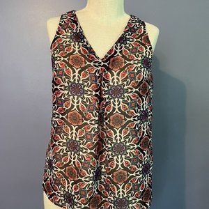Old Navy V-Neck High-Low Blouse Sz XS